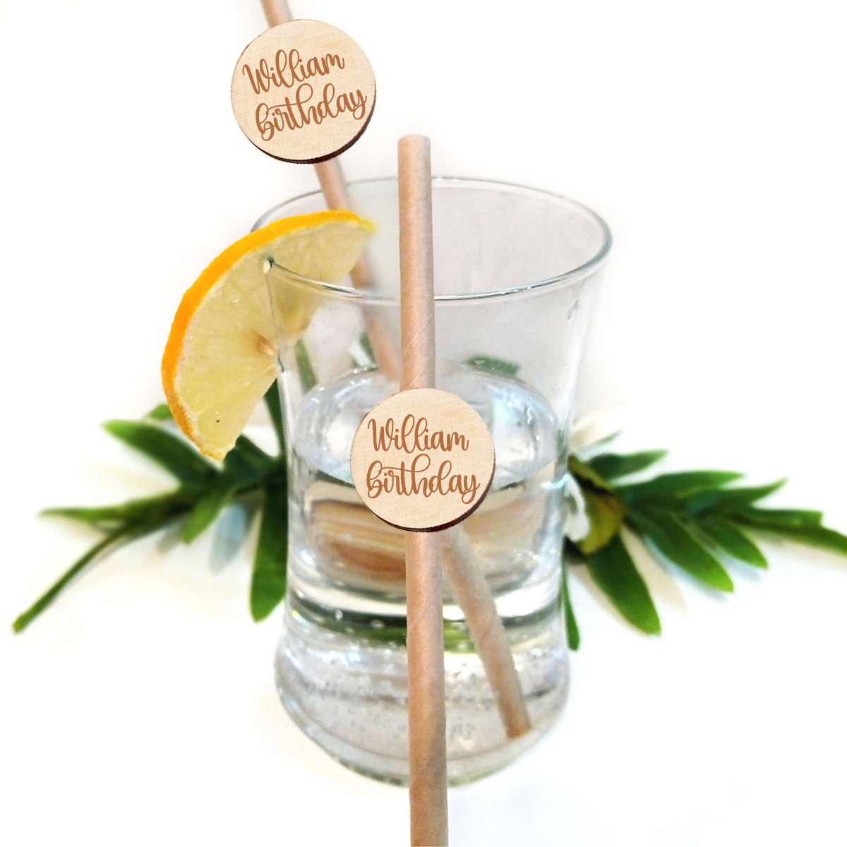 Personalized Custom Party Drinking Straw Party Decorations