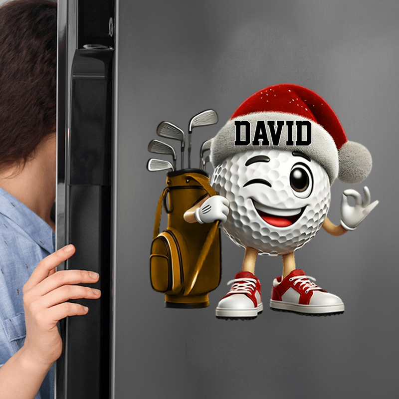 Golf Player Personalized Golf Ball Decal