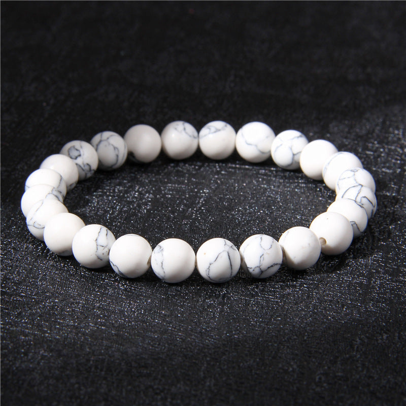 Energy & Love • Natural Stone Elastic Rope Bracelet