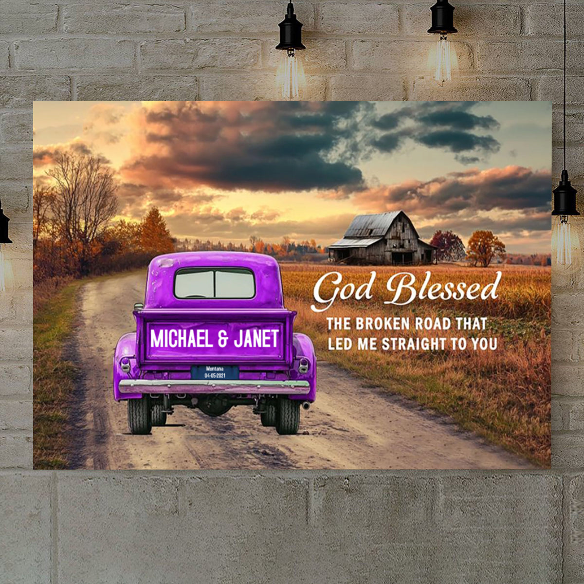 All Of Me Loves All Of You Personalized Canvas Print Wall Art