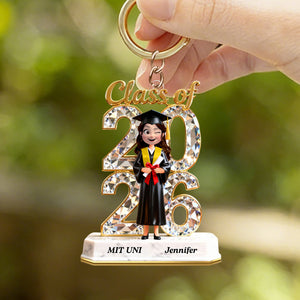 Graduation Acrylic Keychain - Personalized Gifts For Graduates
