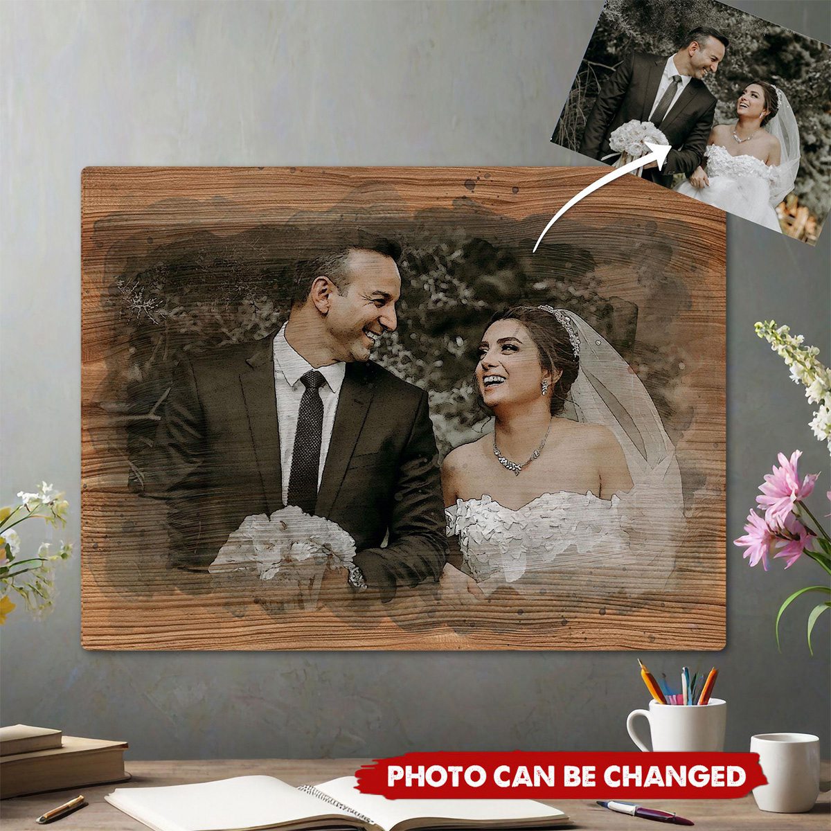 Personalized photo portraits, Valentine's Day gifts