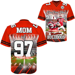 Custom Photo Football Game Day Football Jersey Gift For Football Lovers - Personalized Gift For Football Player