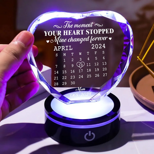 The Moment - Personalized Crystal Led Light