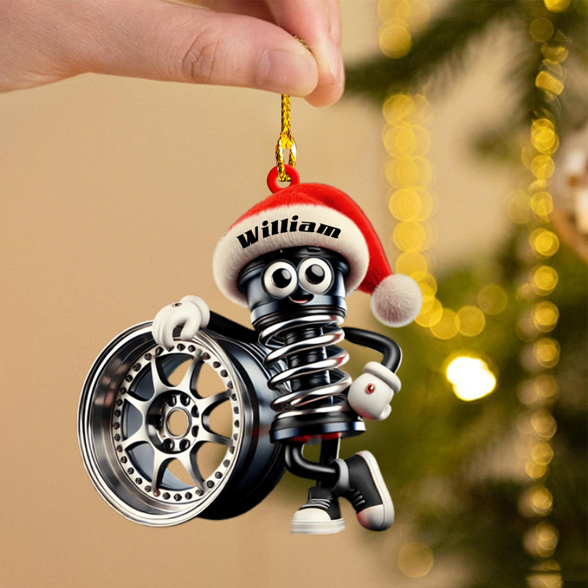 Custom Name Auto Repairman Ornament, Christmas Gift Ornament