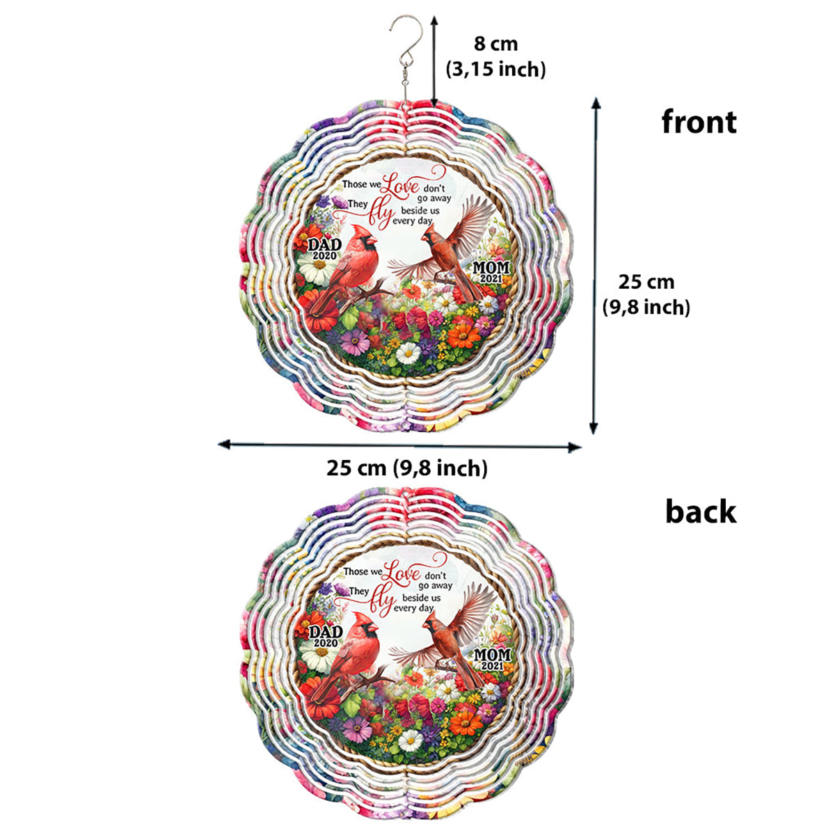 I am Always with you - Personalized Memorial Wind Spinner