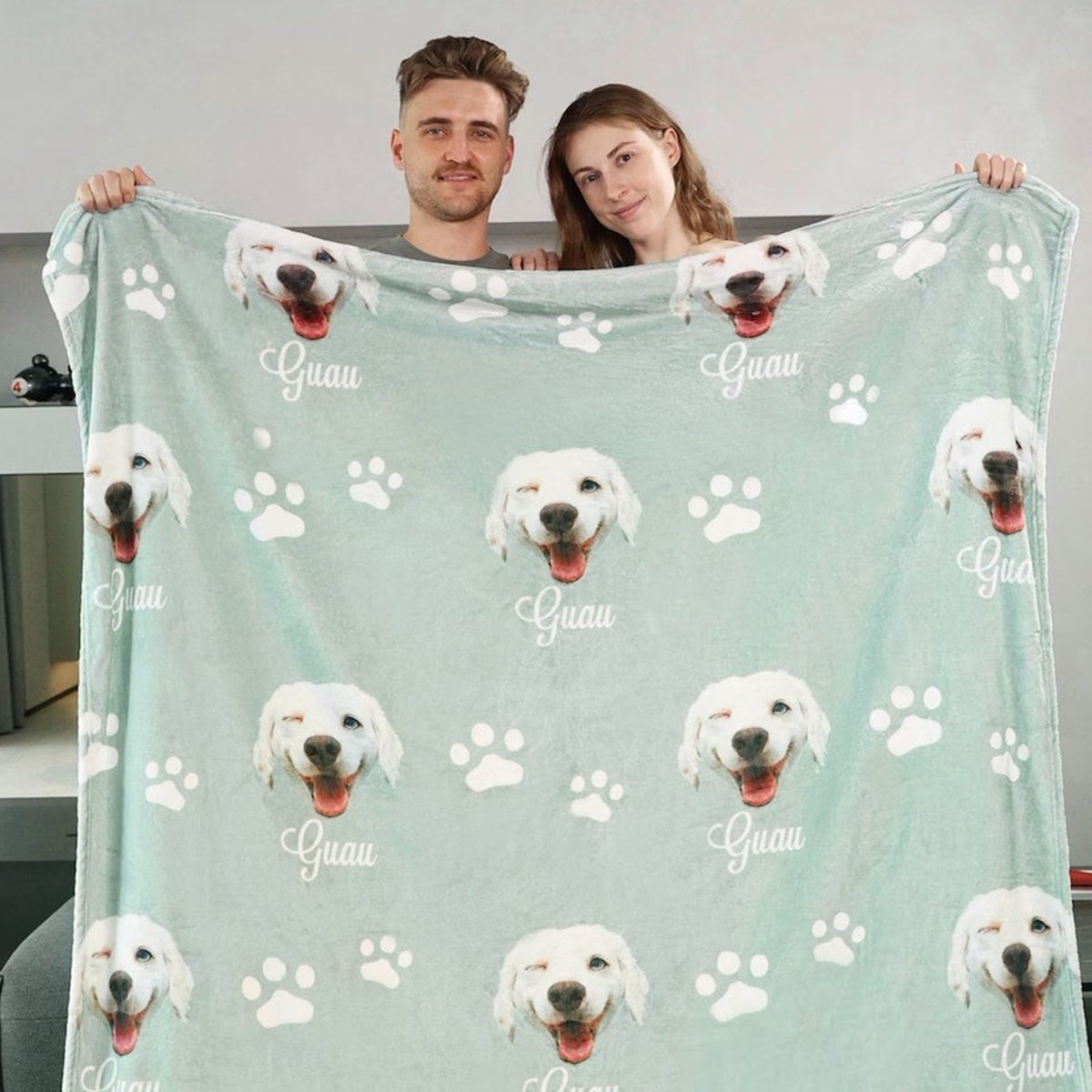 Personalized Dog Blanket with Name