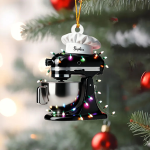 Personalized Cream Mixer Baking Ornament