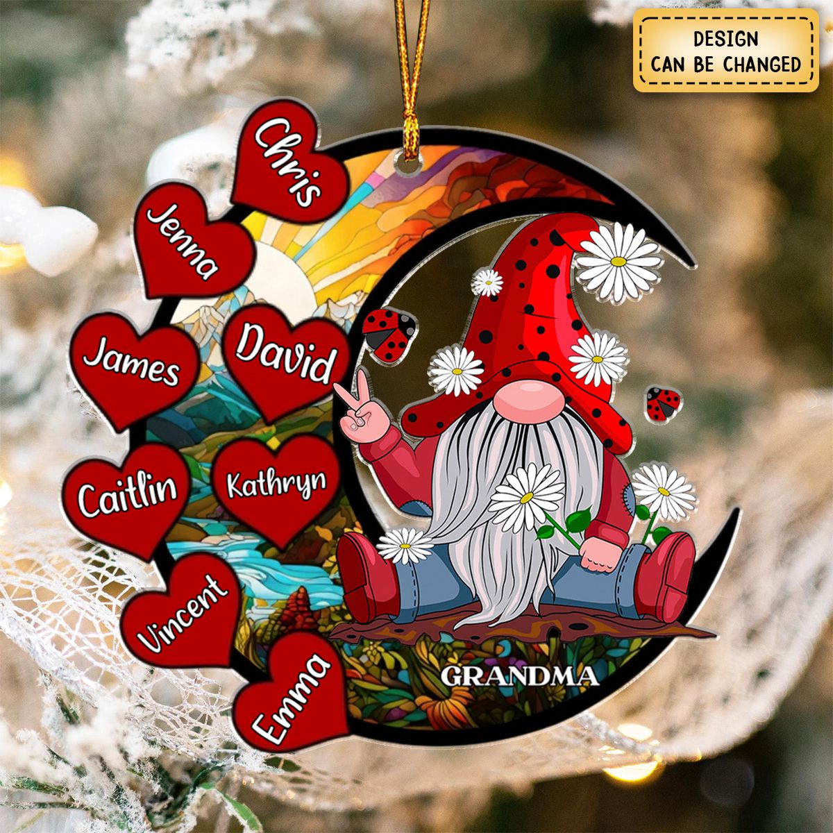 Christmas Memories, Personalized Acrylic Ornament