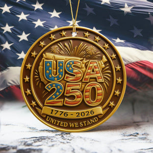 Personalized Acrylic Ornament - 250 Years Anniversary of America 1776–2026 Ornament