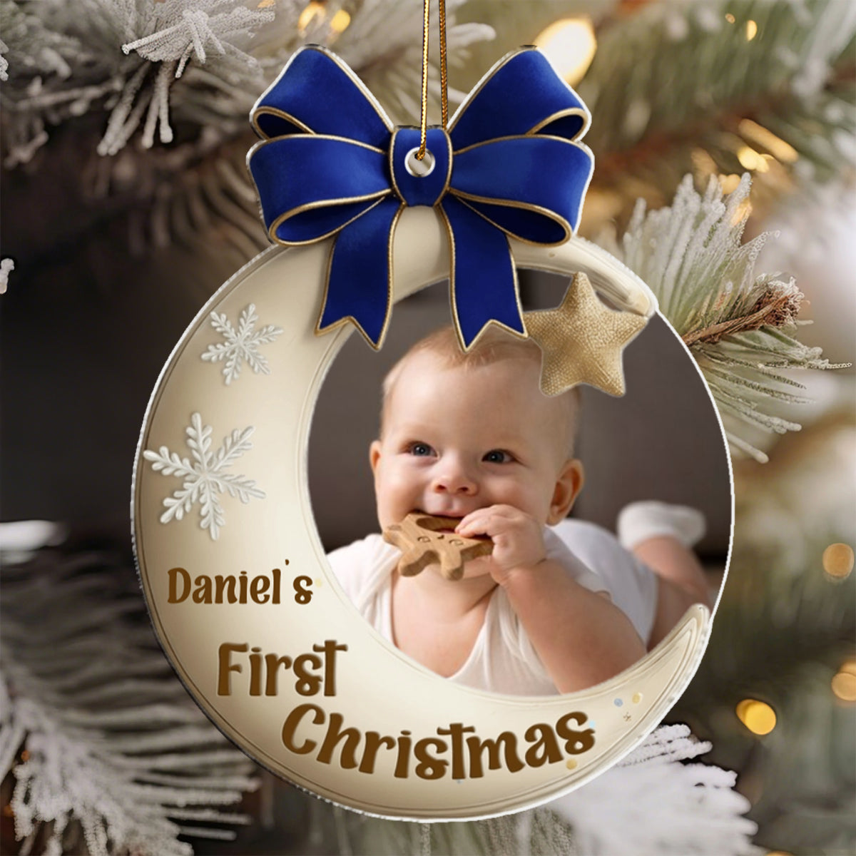 First Christmas Home Decor, Christmas Ornament, Personalized Ornament