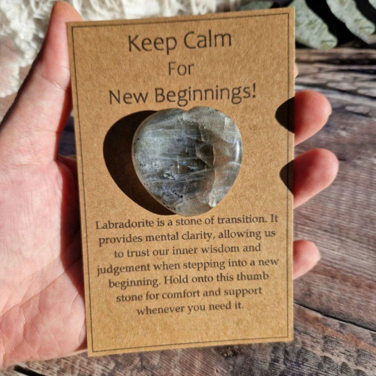Crystals bring good luck/confidence.  Protect and support crystal gifts