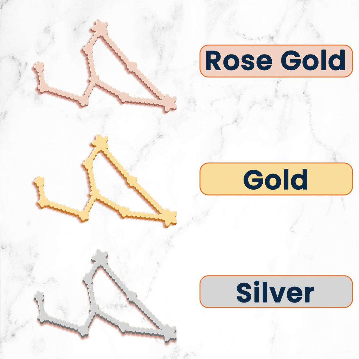 Good Friends Are Like Stars Zodiac Bestie - Personalized Stud Earrings