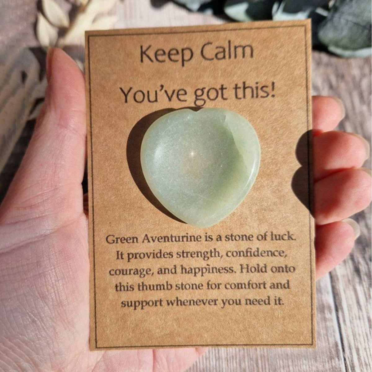 Crystals bring good luck/confidence.  Protect and support crystal gifts