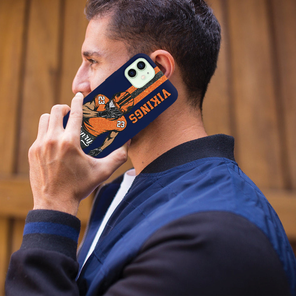 Personalized Clipart Phone Case For Football Family