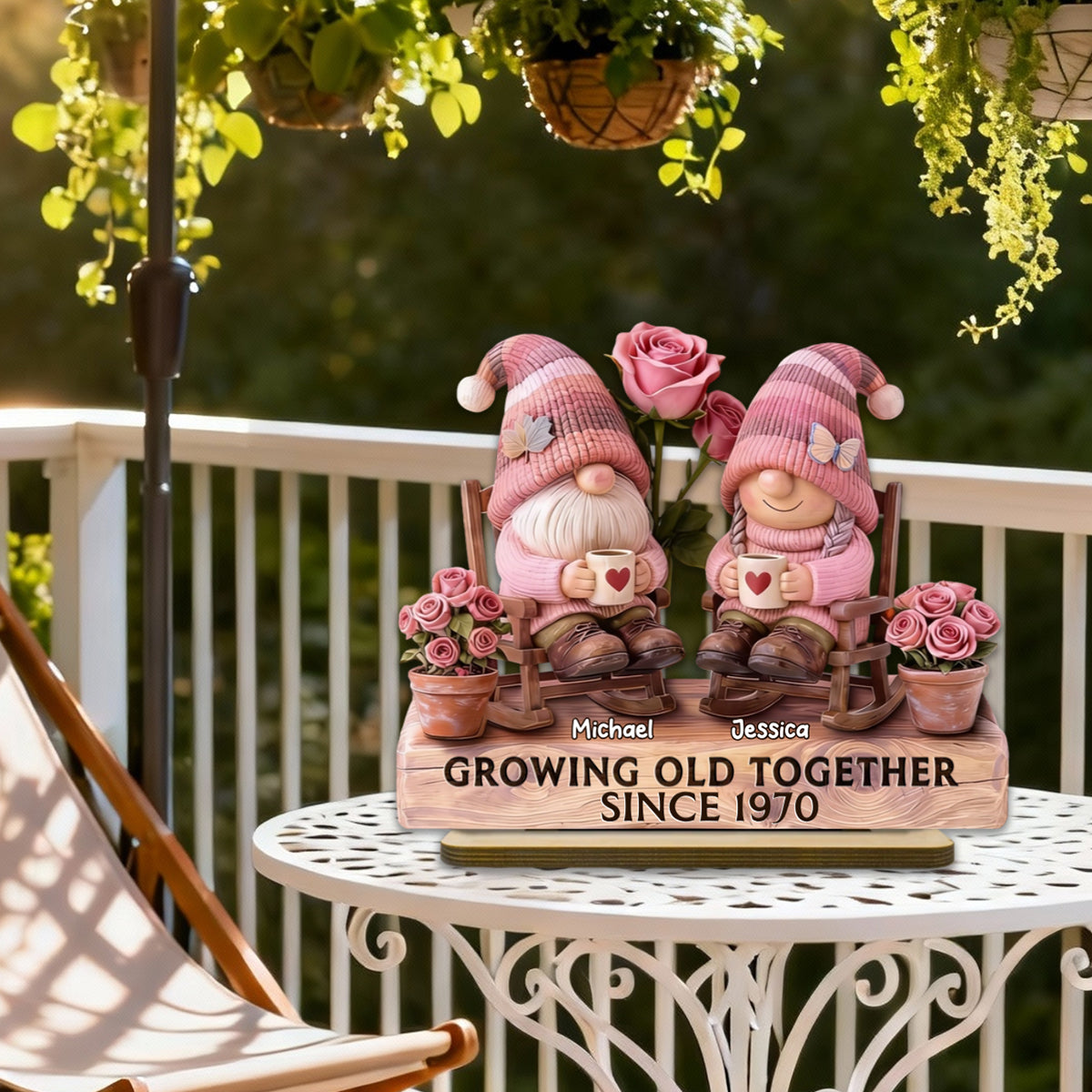 Couple Grow Old Together - Personalized Wooden Plaque - Perfect Valentine's Day Gift For Him, Gift For Her