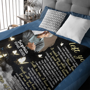 Every Step Of The Way - Personalized Memorial Blanket
