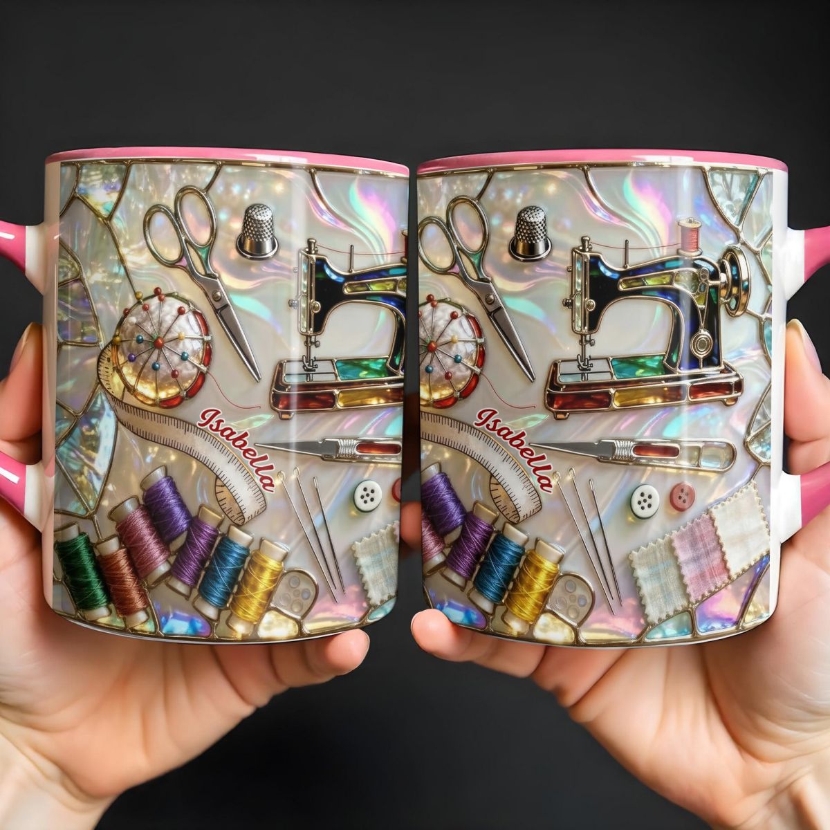 Celebrate Your Creativity Sewing-Themed Mug,Custom Accent Mug,Gift For Craft Enthusiasts