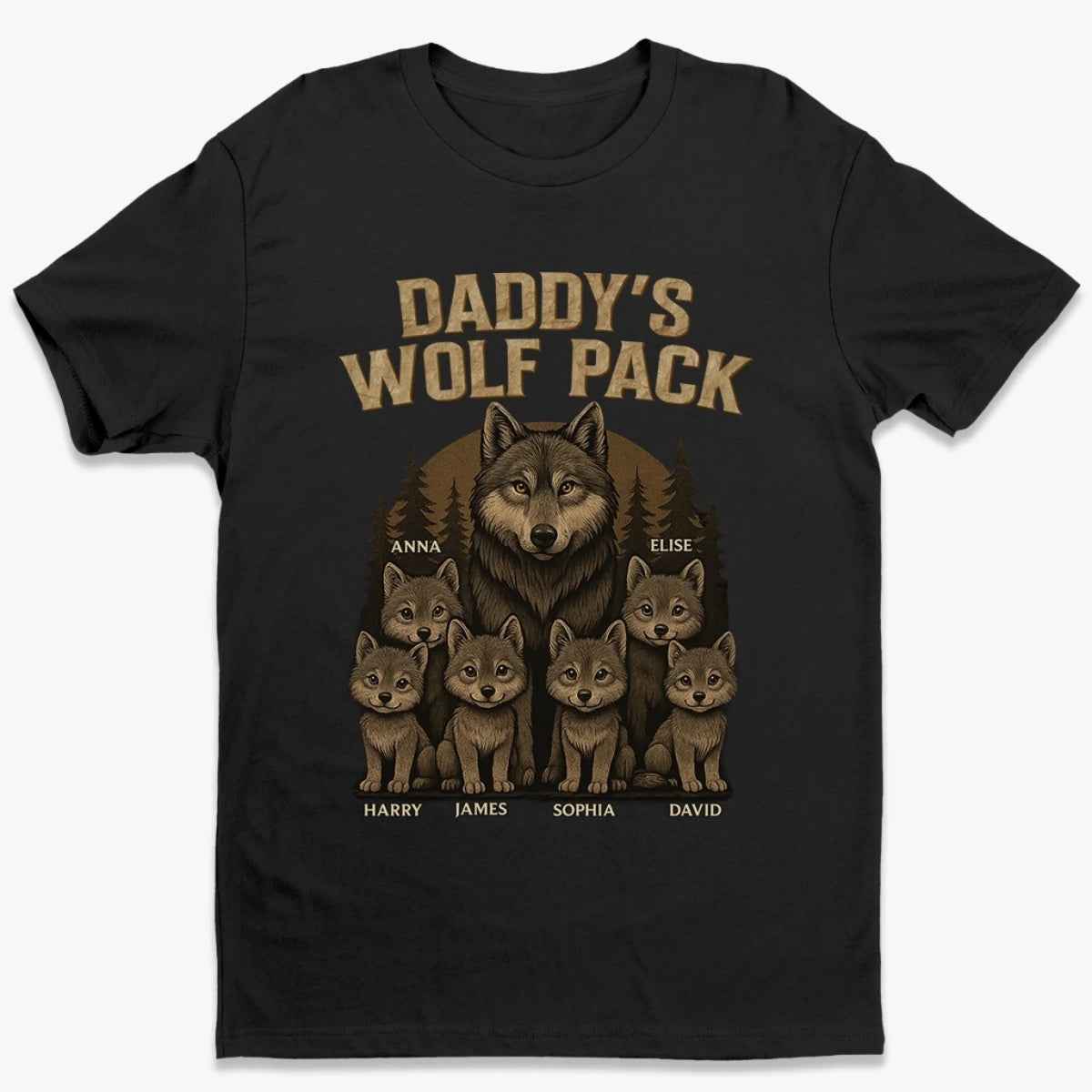 Loyal Brave Always Together - Family Personalized Pure Cotton T-shirt