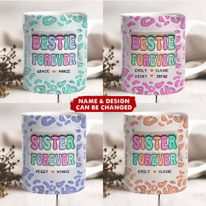 Personalized Besties For The Resties Mug Gift For Best Friends, BFF, Sisters