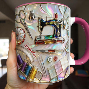 Celebrate Your Creativity Sewing-Themed Mug,Custom Accent Mug,Gift For Craft Enthusiasts