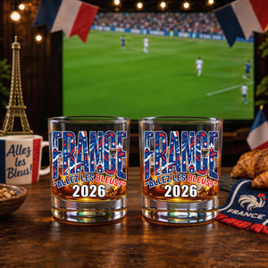 Rep Your Nation – Personalized 2026 Soccer Country Whiskey Glass