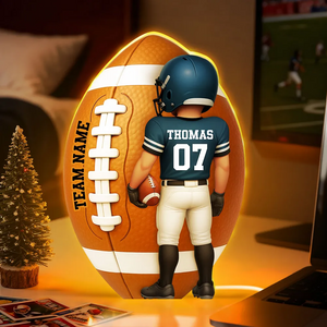 American Football - Personalized Light Box - Unique Christmas Gift