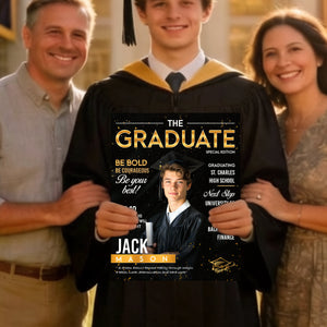 Graduation Magazine Cover Canvas, Graduation Photo Canvas, Personalized Graduation Print