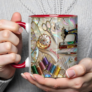 Celebrate Your Creativity Sewing-Themed Mug,Custom Accent Mug,Gift For Craft Enthusiasts