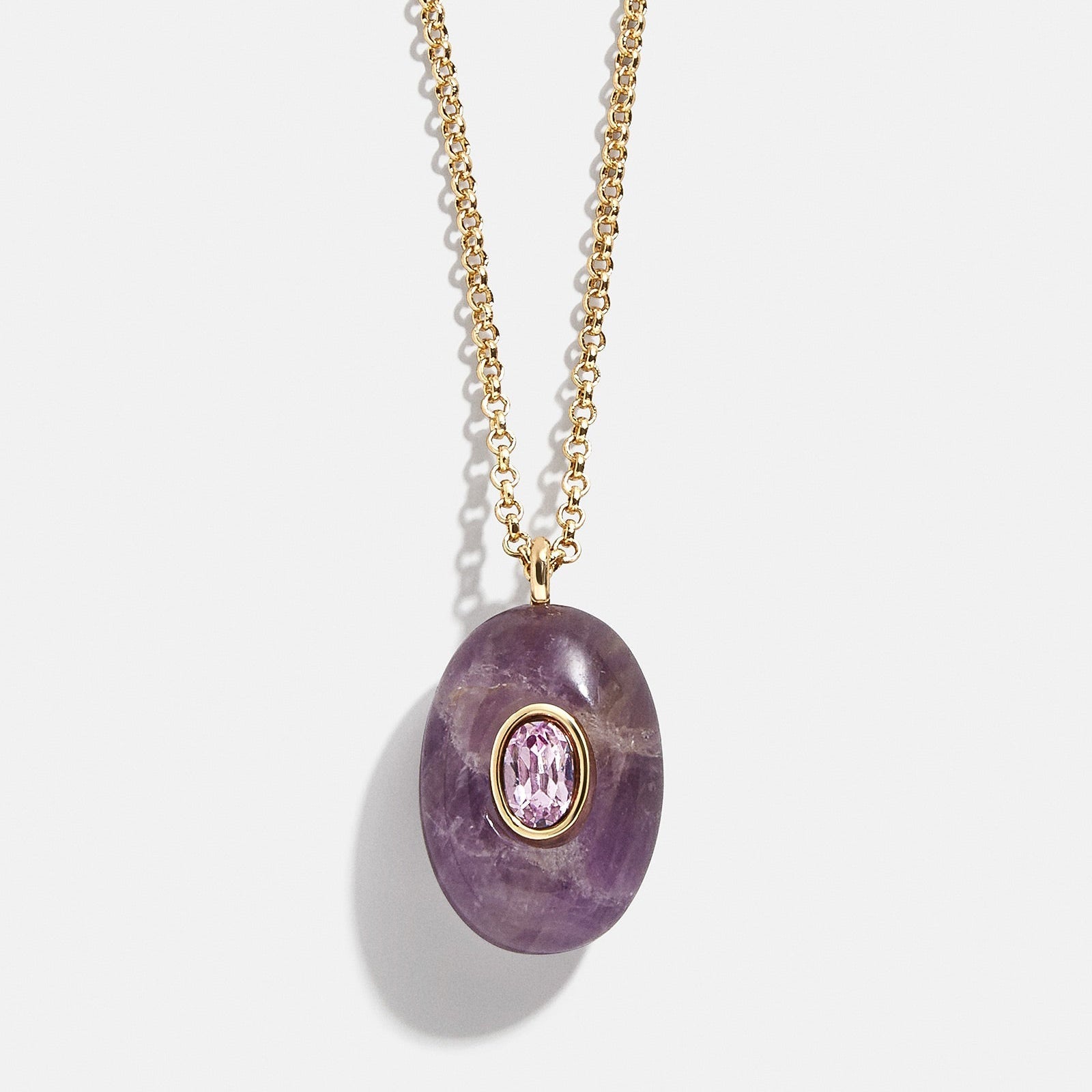 Natural Stone Precious Pendant Necklace