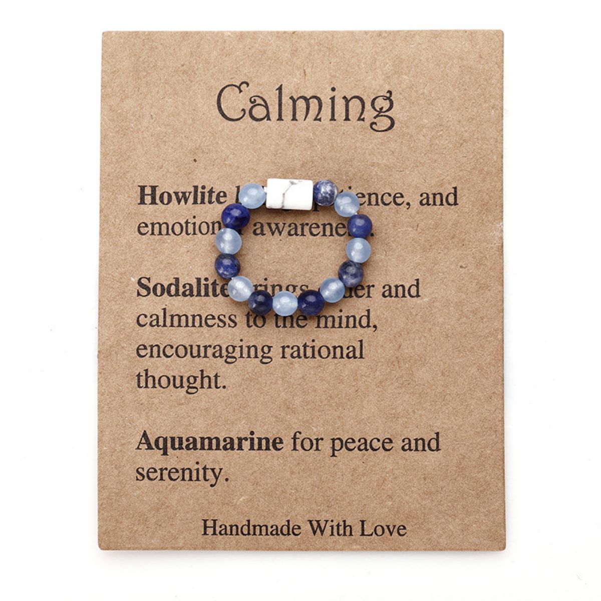 Healing crystals,Beaded elastic ring