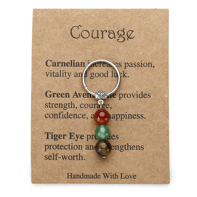 Crystal keychain,Healing crystals,Sad, A new beginning,Love yourself, Good luck with that,Success,Crystal gift