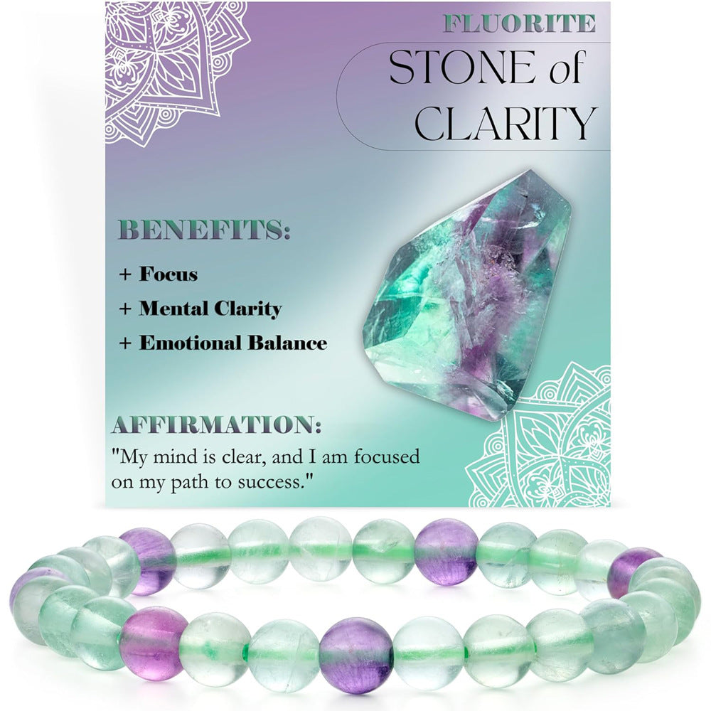 Energy & Love • Natural Stone Elastic Rope Bracelet