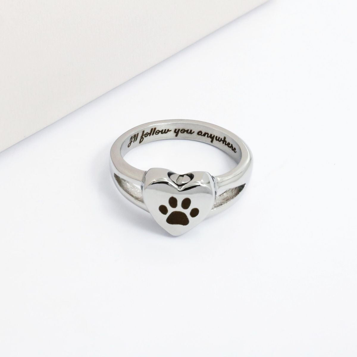 Personalized Bone Ashes Ring, Human/Pet Cremains Memorial Gift For Loss