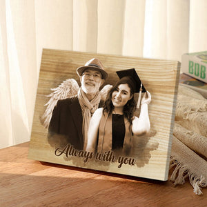 Graduation Memorial Gift – Personalized Canvas Wall Art Portrait for High School or University Graduate | Gift for Grandson, Granddaughter, or Loved One