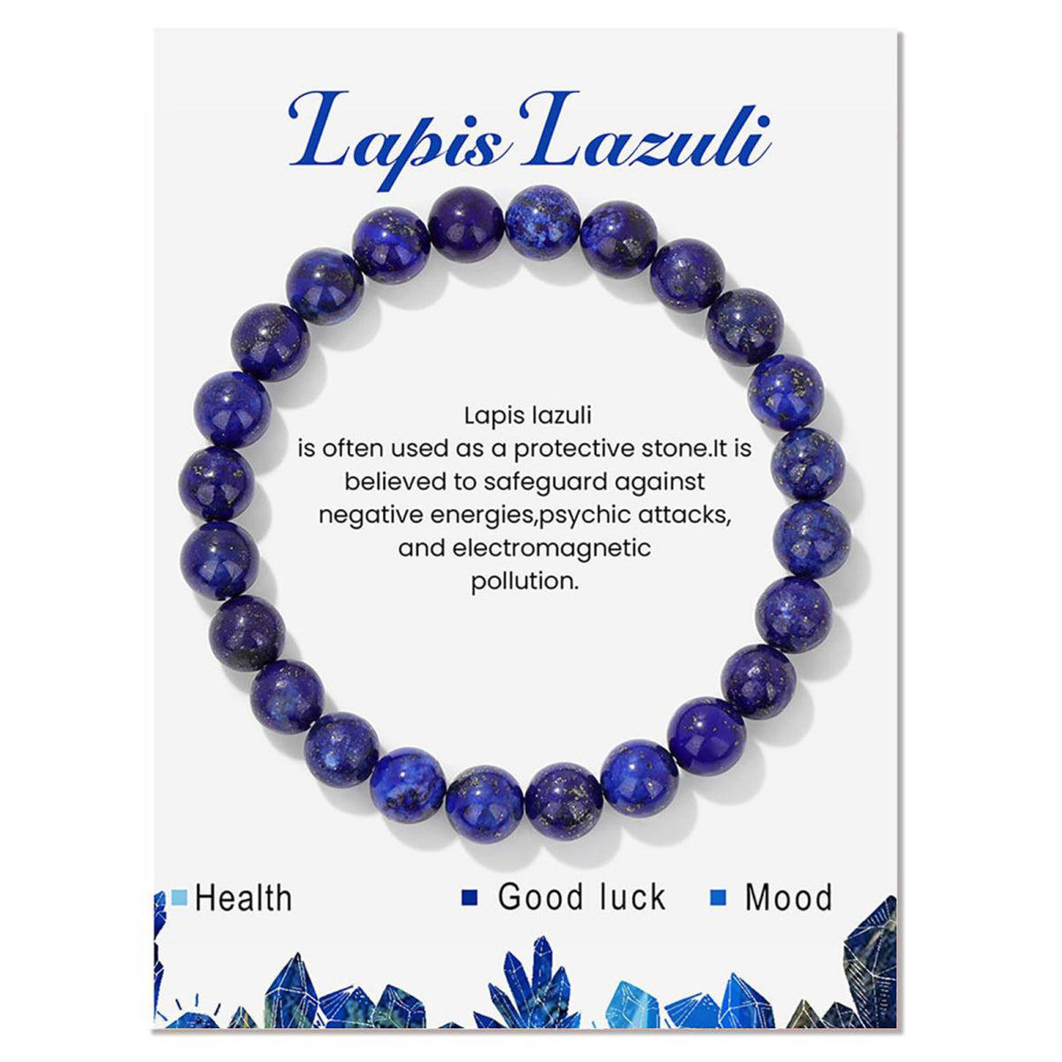 Gemstone Bracelet with Card