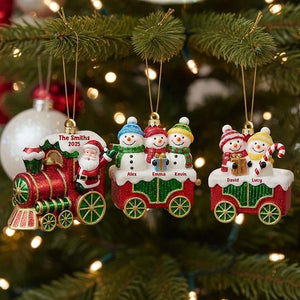 2025 Family Christmas Train - Personalized Ornament