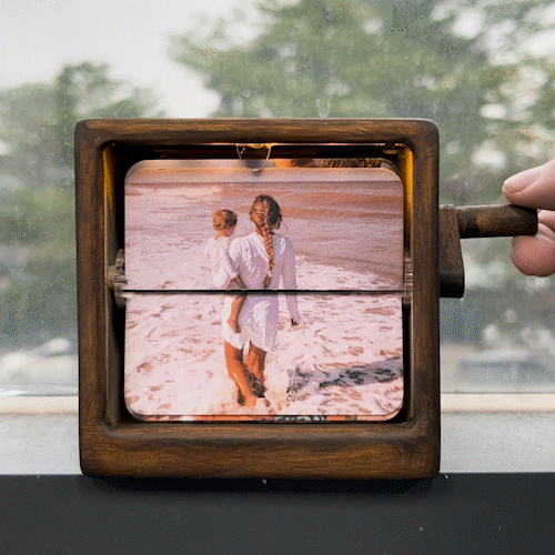 Flip Photo Box – Customizable Memory Album