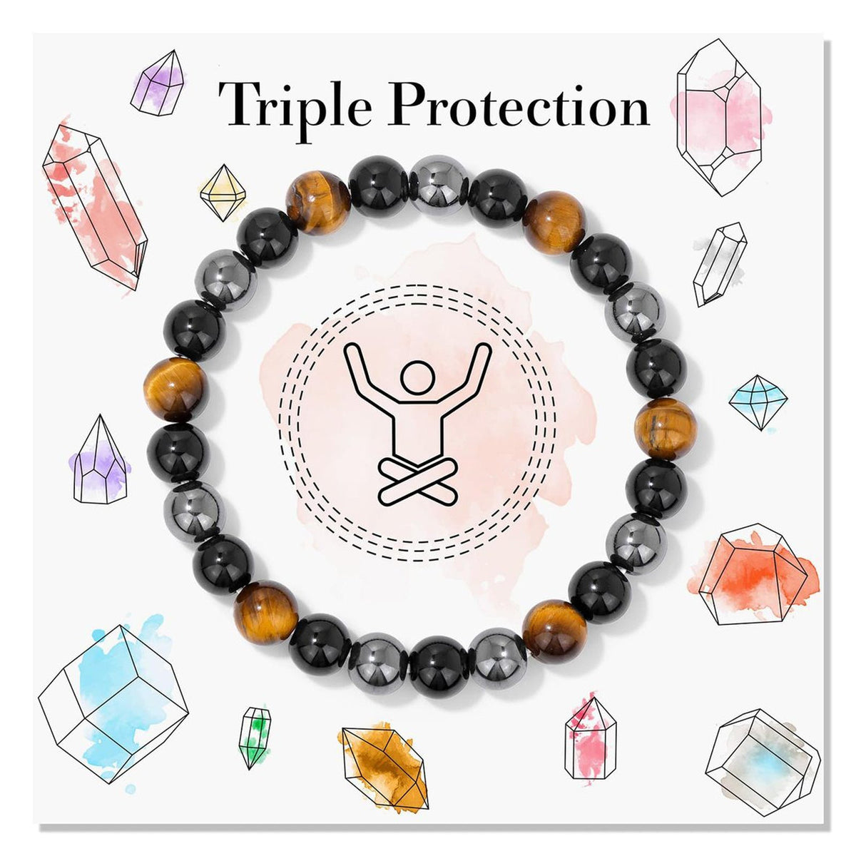 New Beginnings - Natural Stone Healing Encourage Bracelet