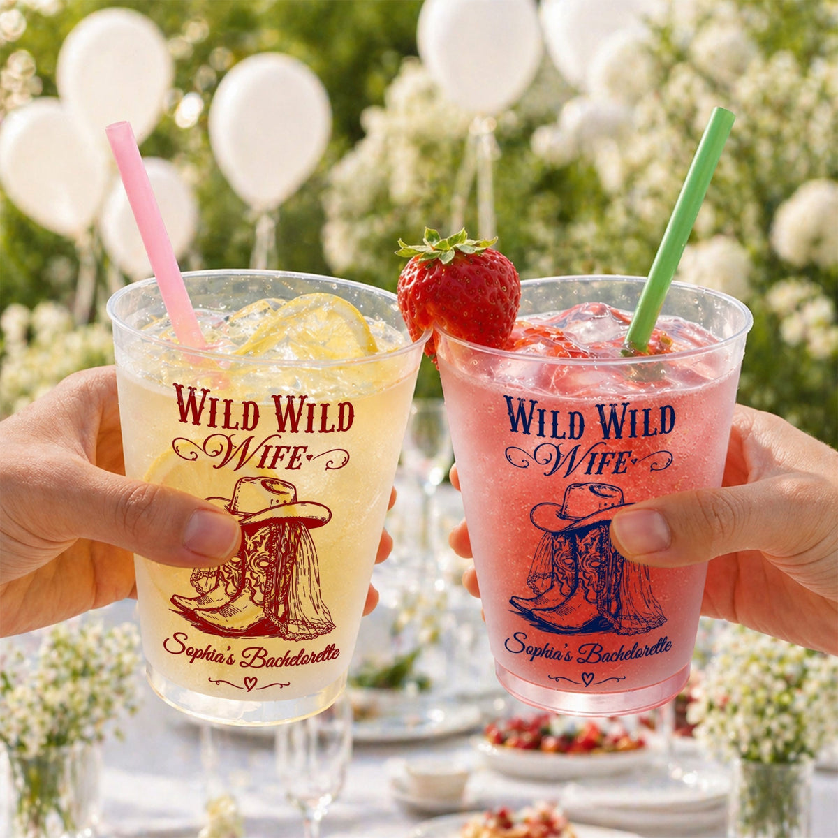 Wild Wild Wife, Personalized Frosted Cups, Gift For Bride and Bestie