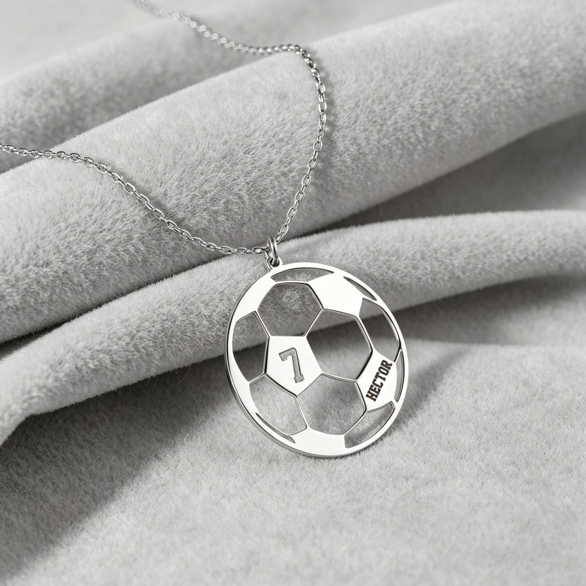 Custom Name Personalized Soccer Necklace Soccer Mom Gift