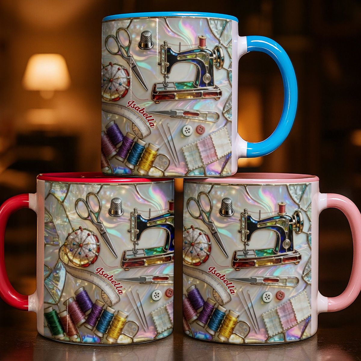 Celebrate Your Creativity Sewing-Themed Mug,Custom Accent Mug,Gift For Craft Enthusiasts