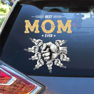 Personalized Best Dad/Mom Ever Fist Bump Decal