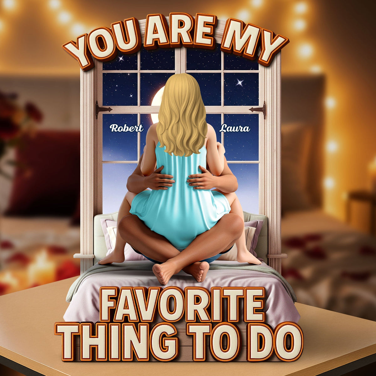 Naughty Couple - Personalized Acrylic Plaque Gifts For Couple