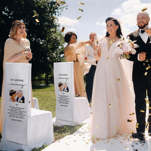 Reserved Wedding Memorial Chair Sign, Custom Memorial Wedding Sign,Wedding Chair Banner In Memory Of Loved Ones