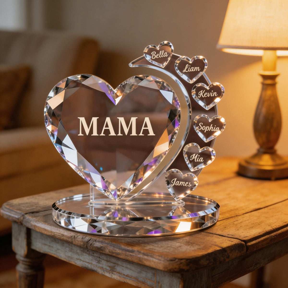 For the Mom Who Deserves It All – Personalized Custom Shaped Acrylic Plaque