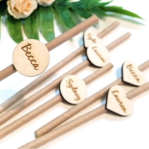 Personalized Custom Party Drinking Straw Party Decorations