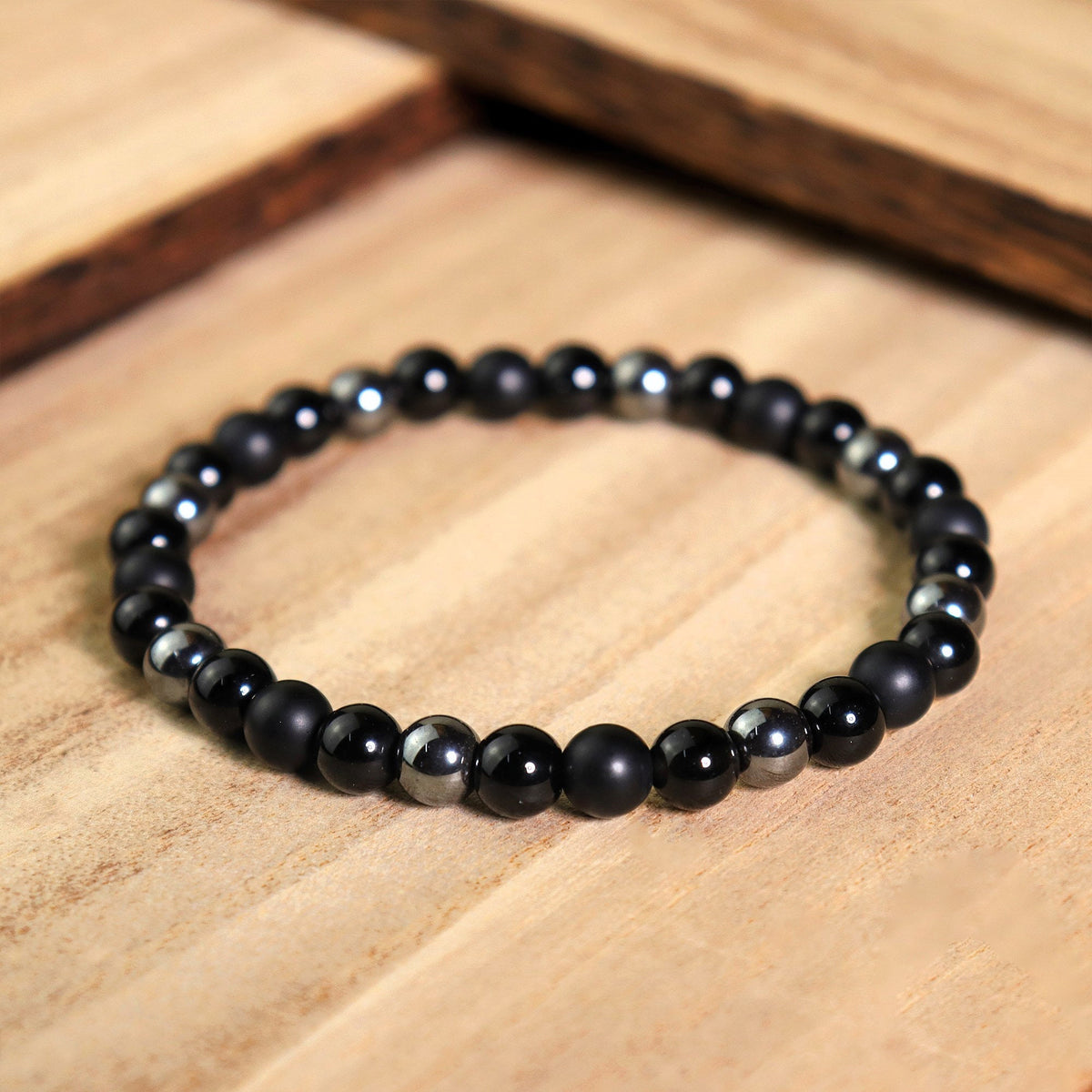 Triple protection bracelet, agate gold obsidian bracelet - Healing crystal bracelet