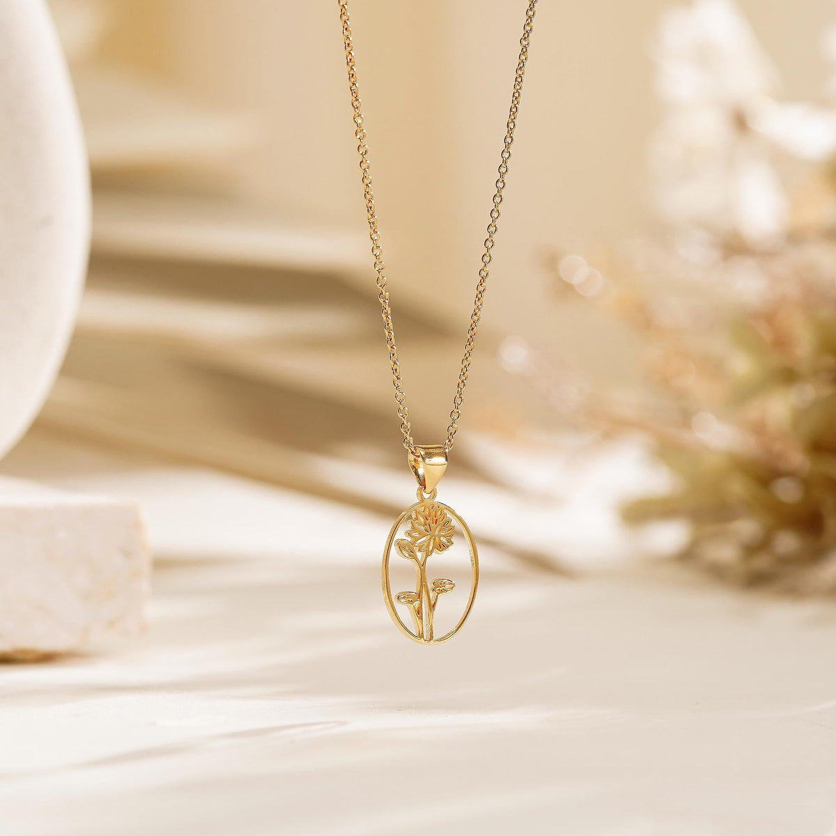 Personalized Birthflower Necklace