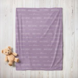 Custom Baby Blanket with Name, Personalized Name Blanket, Newborn Hospital Blanket, Custom Baby Gift, Baby Name Swaddle